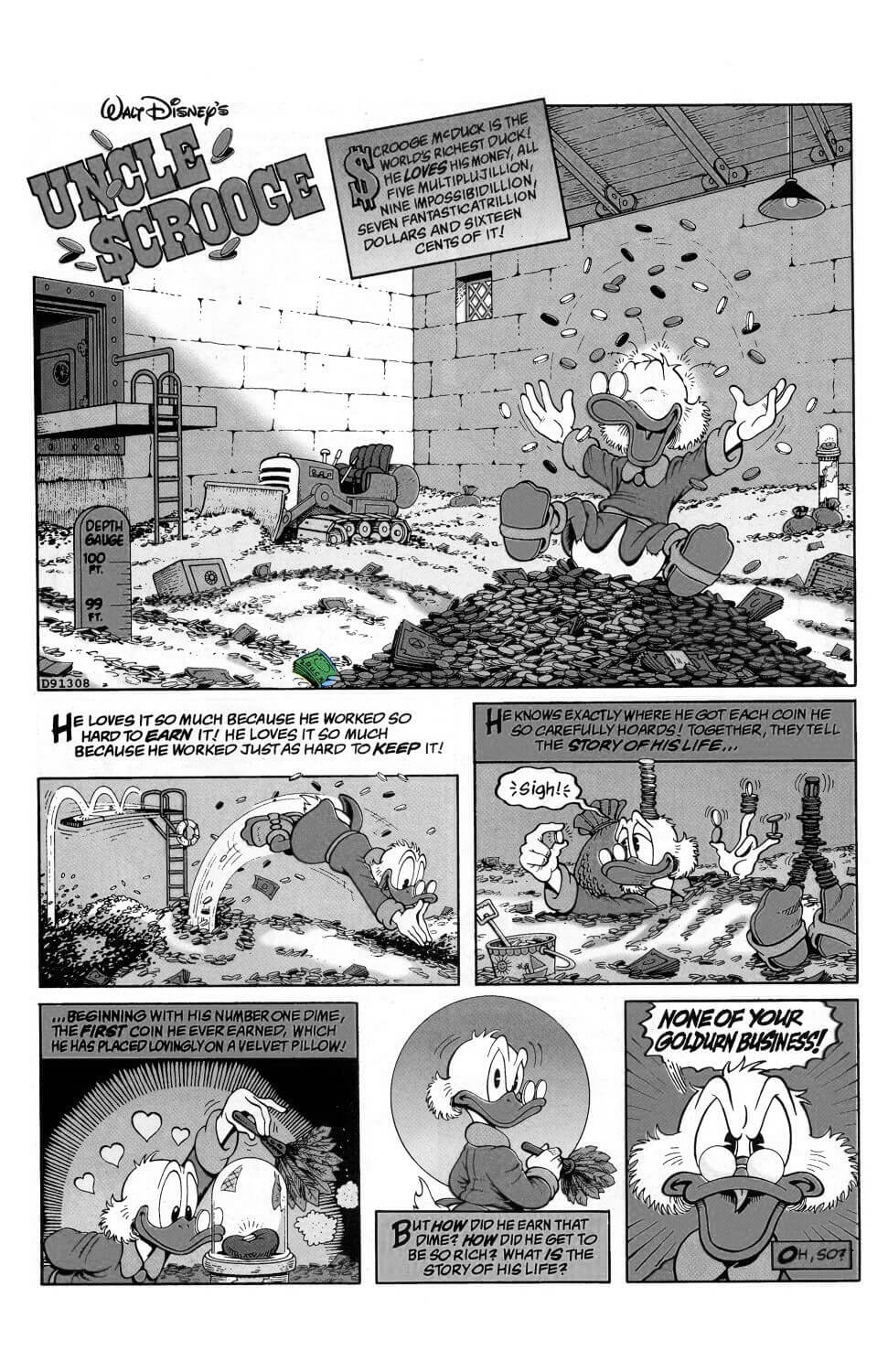 D.U.C.K in Chapter 01 - The Last of the Clan McDuck first page